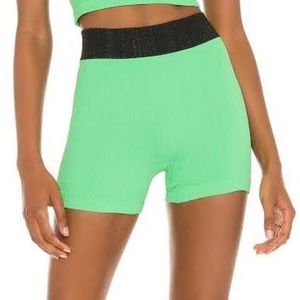 Free People Green Athletic Shorts